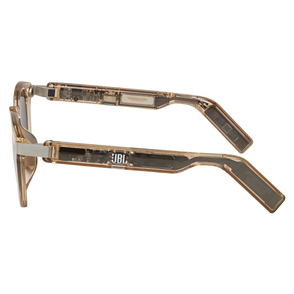 JBL SoundGear Frames Round Glasses (Amber)