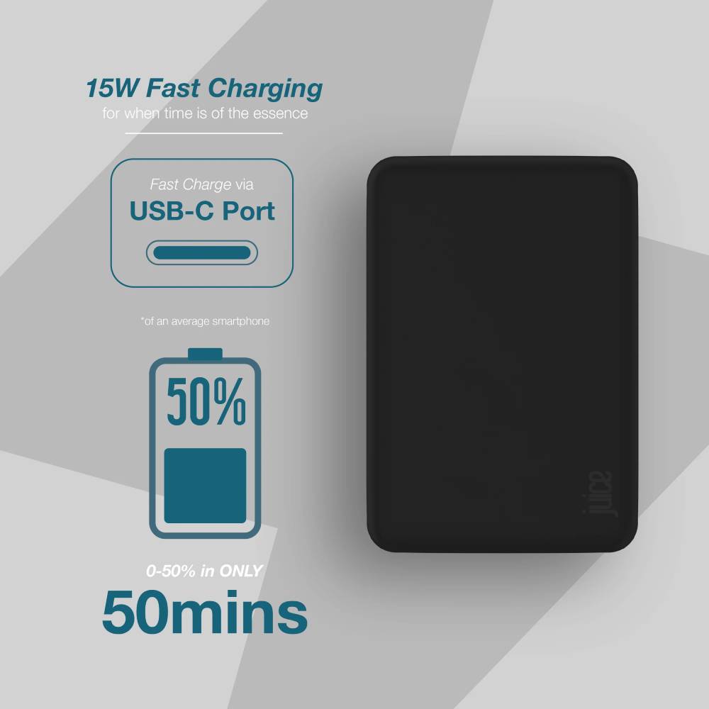 Juice ECO 3 Charge Power Bank 10,000mAh - Black