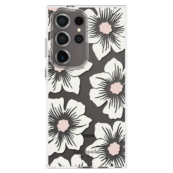Kate Spade New York Protective Hardshell Case (Suits Galaxy S24 Ultra) - Hollyhock