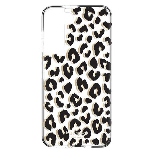 Kate Spade New York Defensive Hardshell Case (Suits Galaxy S23 Plus) – City Leopard Black