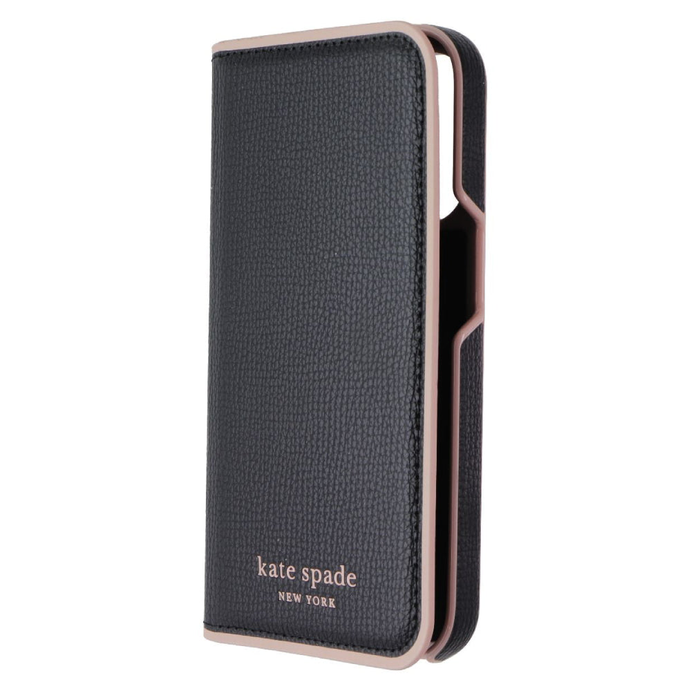Kate Spade New York Folio Case (Suits iPhone 14 Plus) - Black