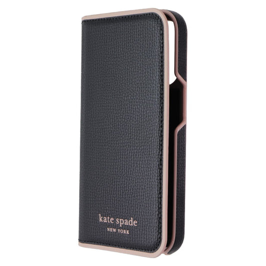 Kate Spade New York Folio Case (Suits iPhone 14 Plus) - Black