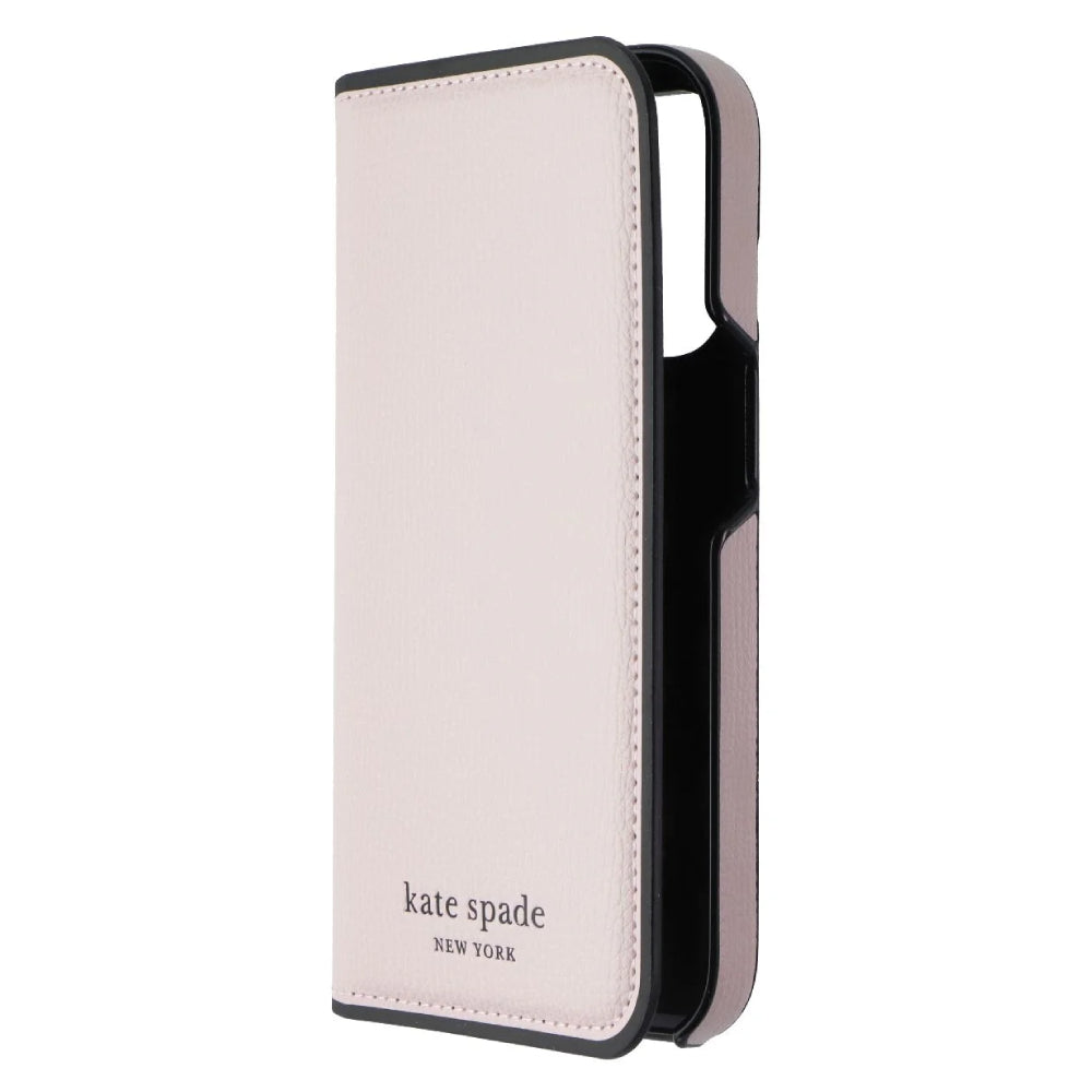 Kate Spade New York Folio Case (Suits iPhone 14 Plus) - Pale Vellum