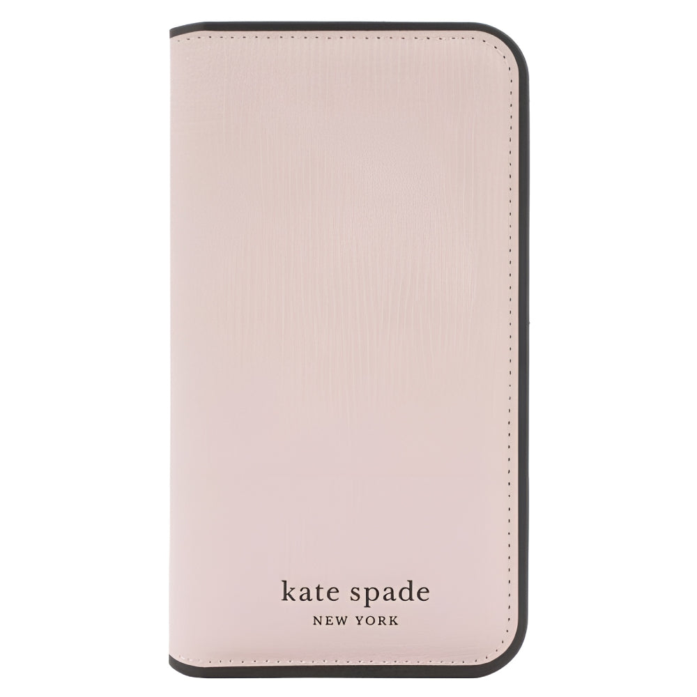 Kate Spade New York Folio Case (Suits iPhone 14 Plus) - Pale Vellum