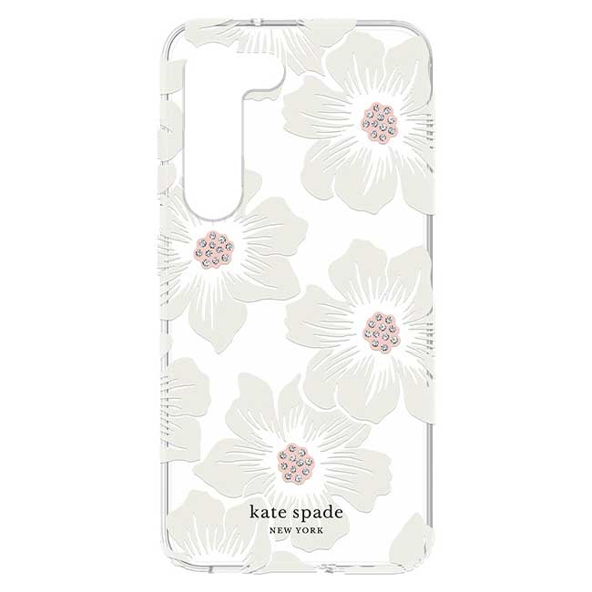 Kate Spade New York Hardshell Case (Suits Galaxy S23) - Hollyhock Floral