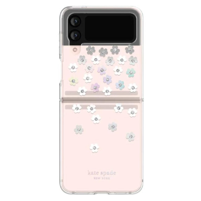 Kate Spade New York Hardshell Case (Suits Galaxy Z Flip 4) - Scattered Flowers