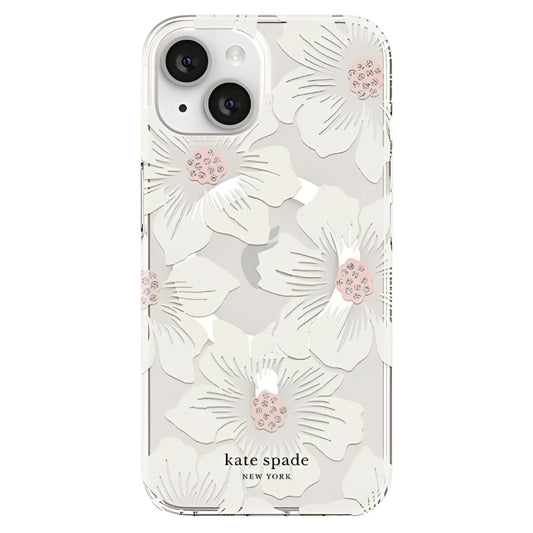 Kate Spade New York Protective Hardshell MagSafe Case (Suits iPhone 14 Plus) - Hollyhock Floral