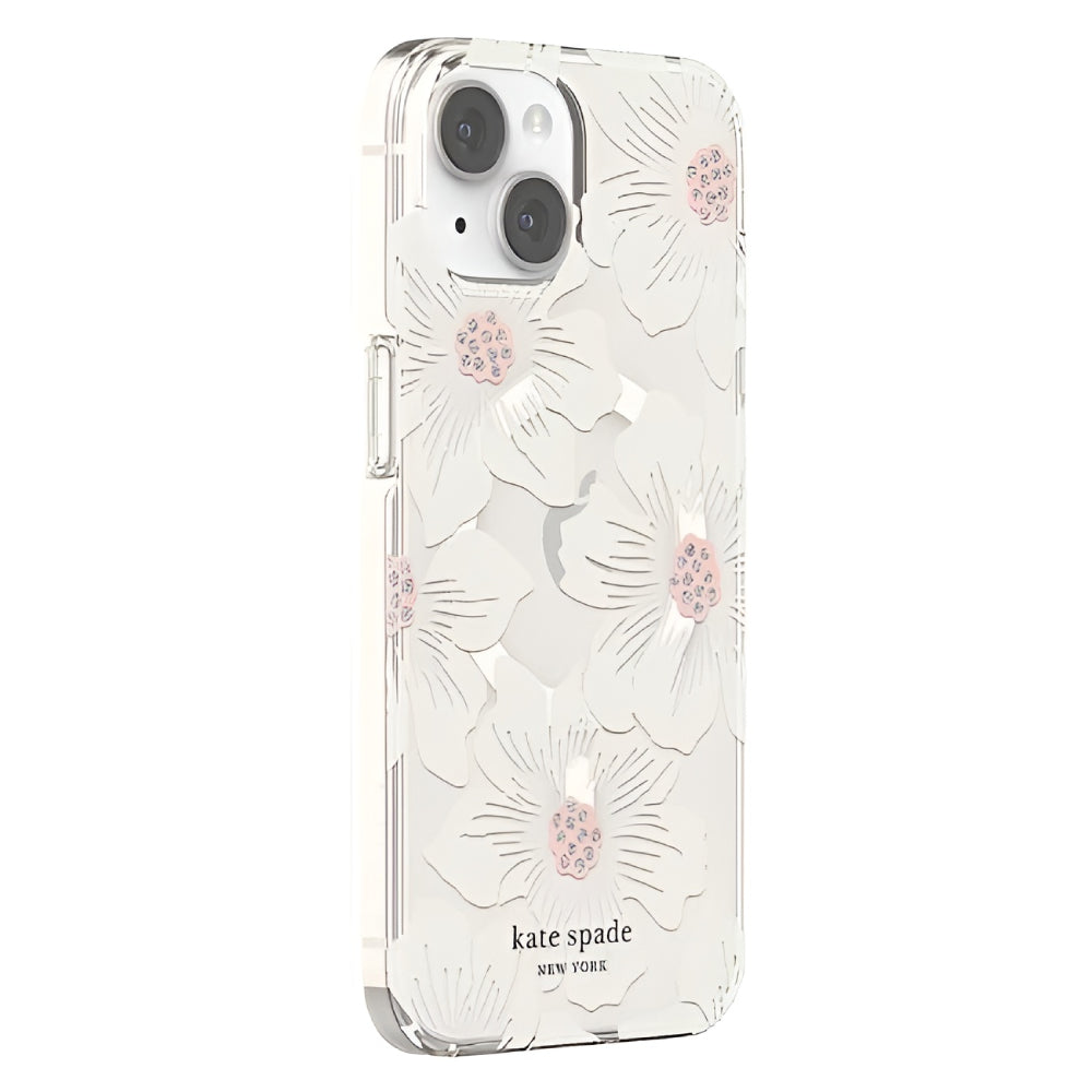 Kate Spade New York Protective Hardshell MagSafe Case (Suits iPhone 14 Plus) - Hollyhock Floral
