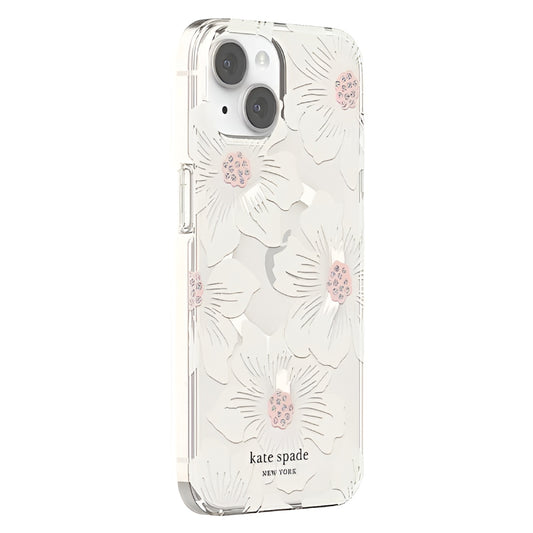 Kate Spade New York Protective Hardshell MagSafe Case (Suits iPhone 14 Plus) - Hollyhock Floral