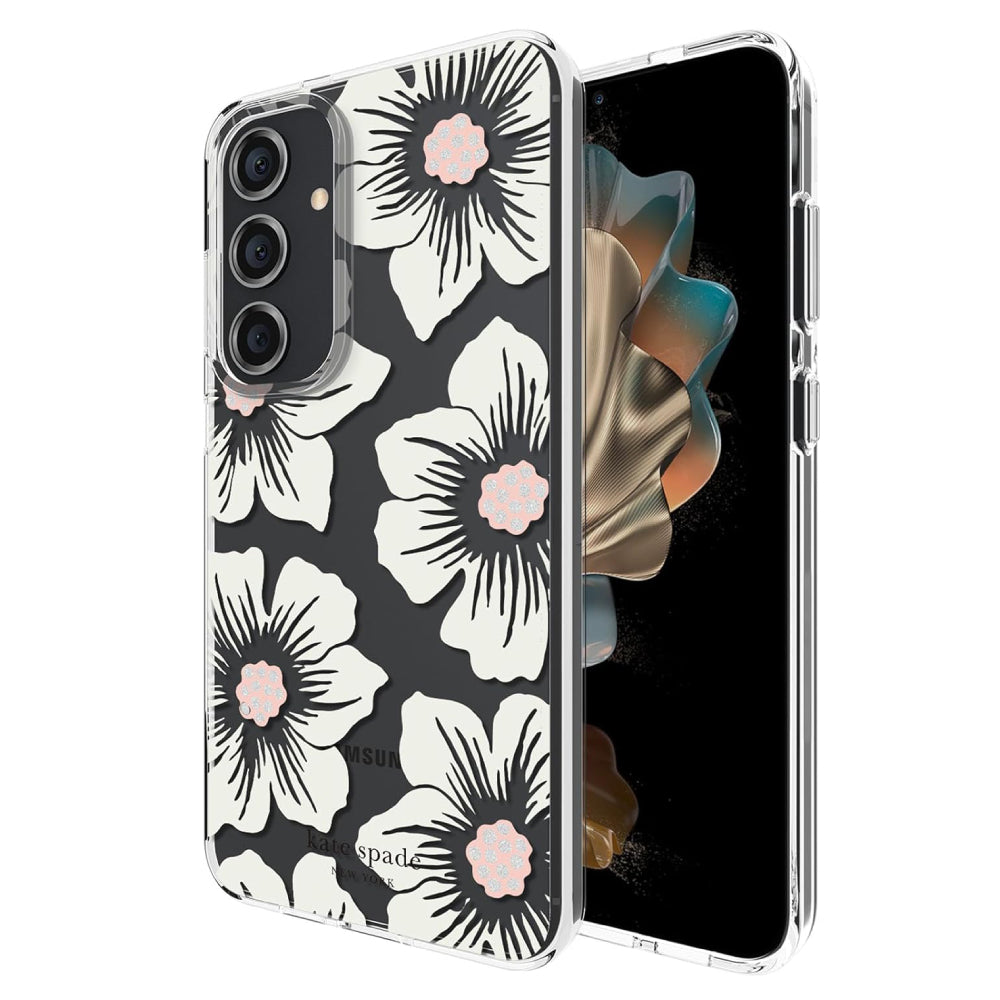 Kate Spade New York Protective Hardshell Case (Suits Galaxy S24 Plus) - Hollyhock