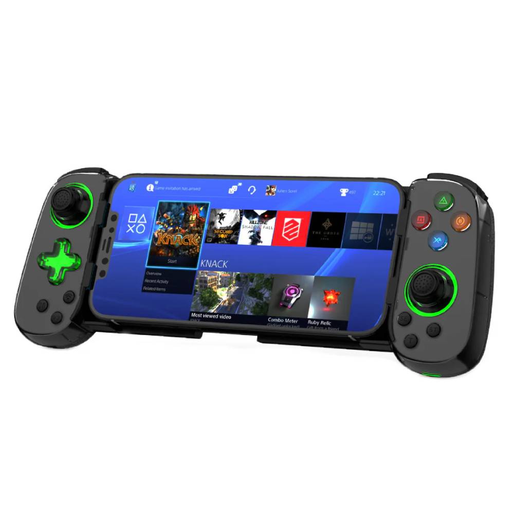 Laser Gaming Controller for Mobile Devices - Black