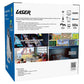 Laser Retro Gaming Projector 50 Games with 2 Controllers (White)