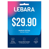 Lebara $29.90 Prepaid Eco SIM Card