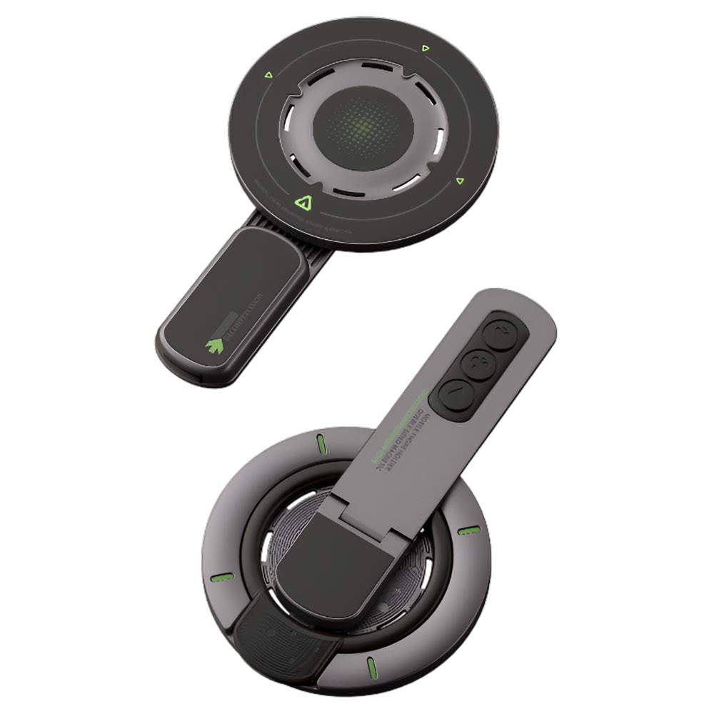 Soka Double-Sided Magnetic Ring 360 Rotating Phone Holder - Graphite Black