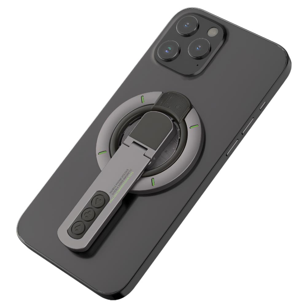 Soka Double-Sided Magnetic Ring 360 Rotating Phone Holder - Graphite Black
