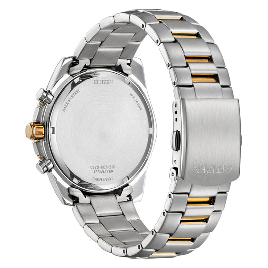 Citizen Chronograph Dress Blue Dial Stainless Steel Men's Watch (AN8206-53L)
