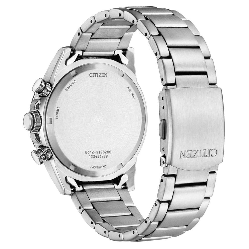 Citizen Chronograph Black Dial Stainless Steel Men's Watch (CA0780-87E)