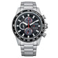 Citizen Chronograph Black Dial Stainless Steel Men's Watch (CA0780-87E)