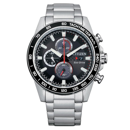 Citizen Chronograph Black Dial Stainless Steel Men's Watch (CA0780-87E)