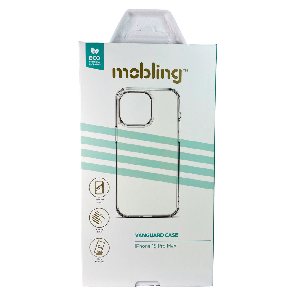 Mobling Vanguard Case (Suits iPhone 15 Pro Max) - Clear