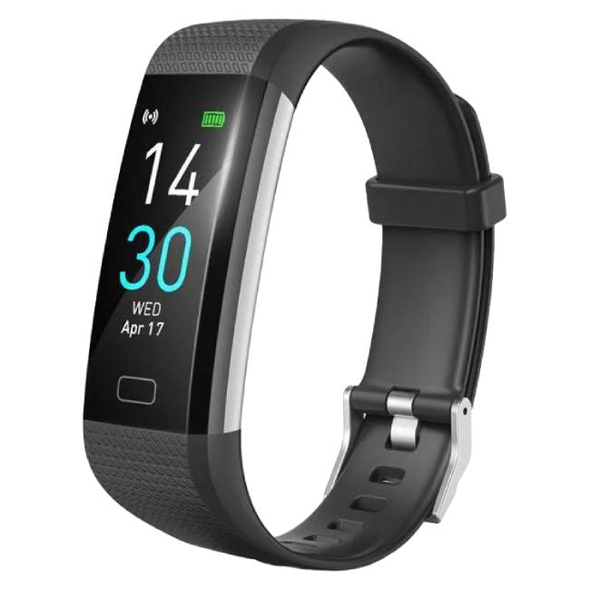 Nivo Smart Bracelet (0.96-inch Display/Heart Rate/Step Count/Sleep Tracking) - Black