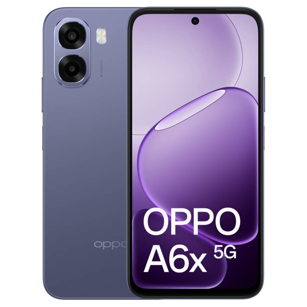 OPPO A6x 5G (Dual Sim, 6.75-inch, 4GB RAM+128GB Storage) - Black Purple