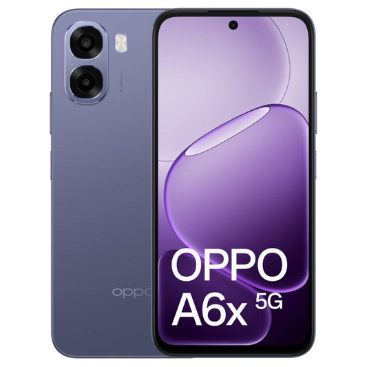 OPPO A6x 5G (Dual Sim, 6.75-inch, 4GB RAM+128GB Storage) - Black Purple
