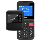 Opel Flip Fold 4G (2.4-inch, 64MB RAM+128MB Storage) - Black