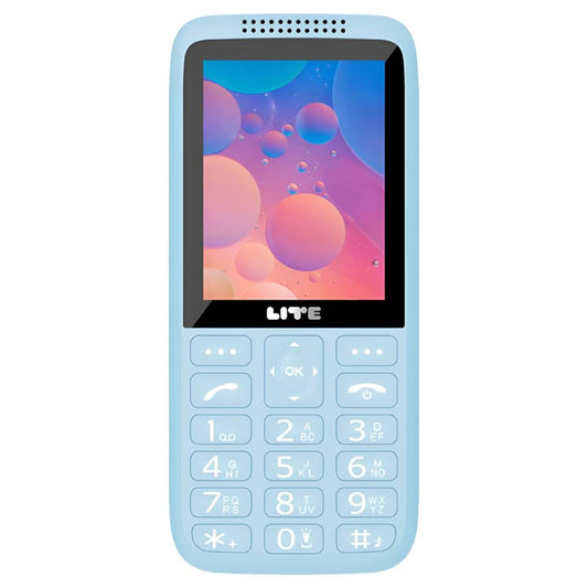 Opel Lite CandyBar 4G (Dual Sim, 2.8-inch, Keypad) - Blue Aura