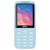 Opel Lite CandyBar 4G (Dual Sim, 2.8-inch, Keypad) - Blue Aura