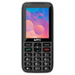 Opel Lite CandyBar 4G (Dual Sim, 2.8-inch, Keypad) - Deep Black