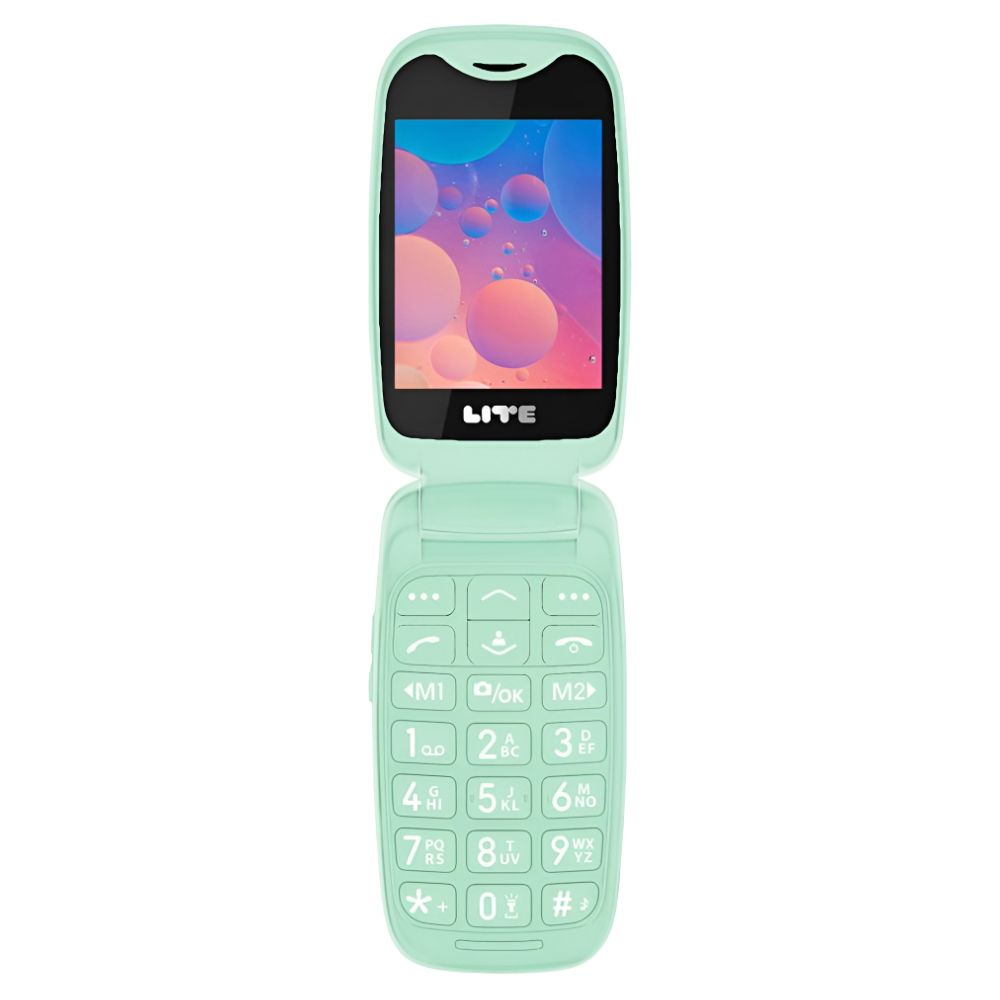 Opel Lite Flip 4G (Dual Sim, 2.4-inch, Bluetooth) - Jelly Mint