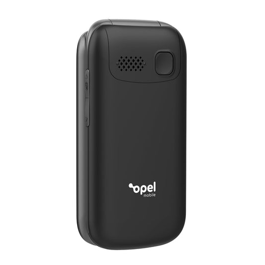 Opel TouchFlip 4G (2.8-inch, Big Button, Flip Phone) - Black