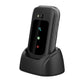 Opel TouchFlip 4G (2.8-inch, Big Button, Flip Phone) - Black
