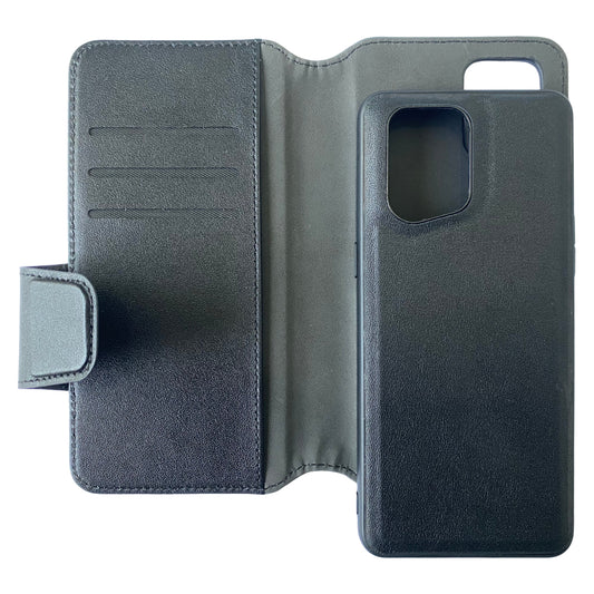 Mobling Detachable Magnetic Wallet Case (Suits Oppo Find X5 Pro) - Black