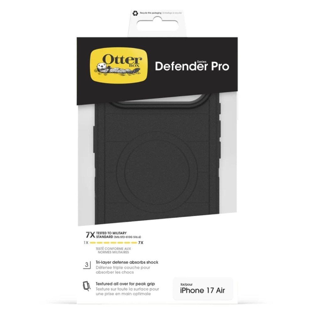 OtterBox Defender Pro MagSafe Case (Suits iPhone 17 Air) - Black