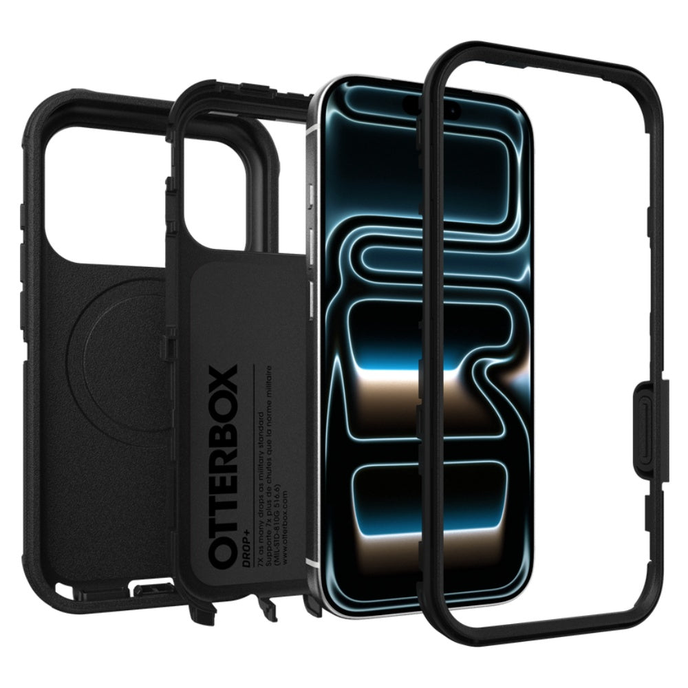 OtterBox Defender Pro Magsafe Case (Suits iPhone 17 Pro) - Black
