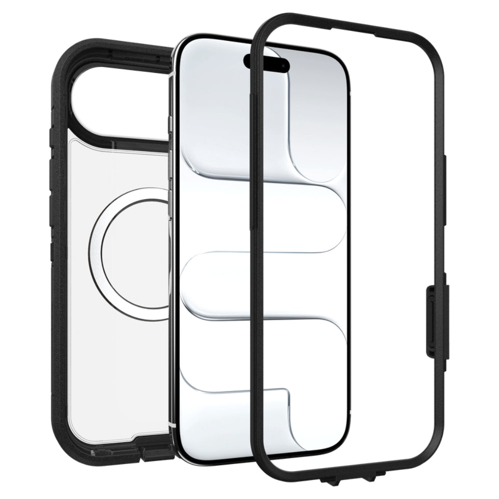 OtterBox Defender XT Pro MagSafe Case (Suits iPhone 17 Air) - Dark Side Black