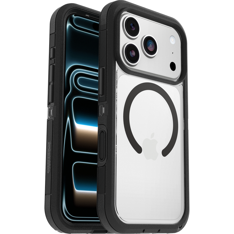 OtterBox Defender XT Pro MagSafe Case (Suits iPhone 17 Pro) - Dark Side Black
