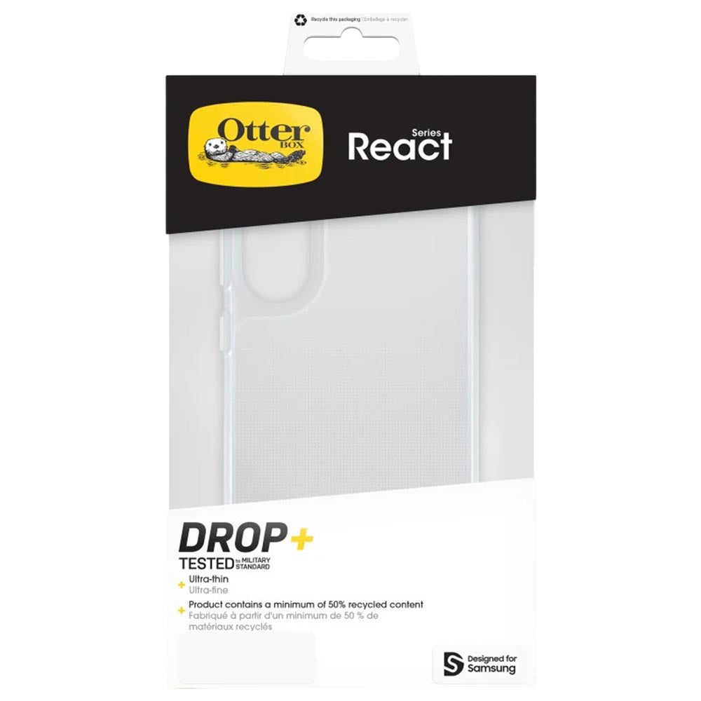 OtterBox React Case (Suits Galaxy S25 Edge) - Clear