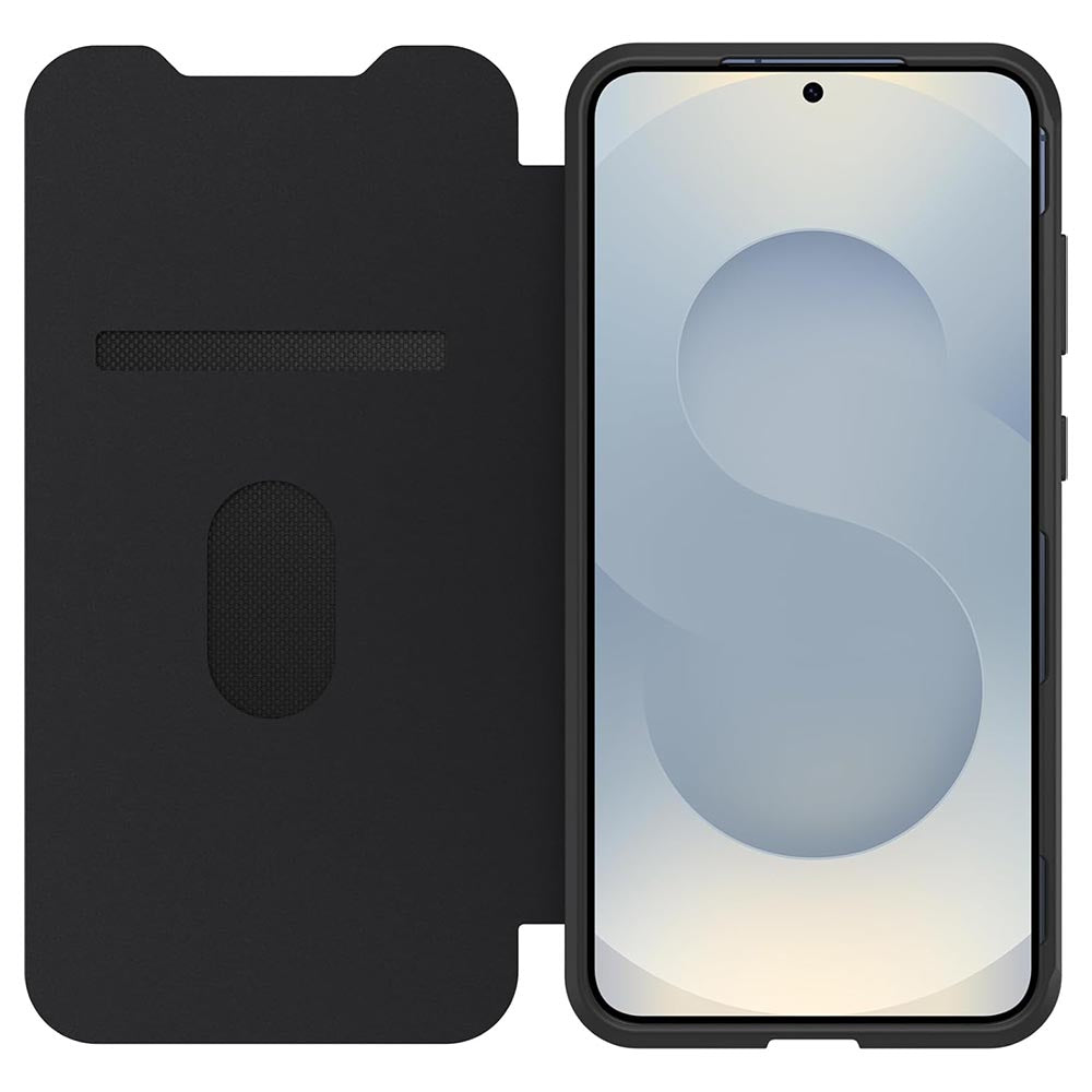 OtterBox React Folio Case (Suits Galaxy S25 Plus) - Black Crystal