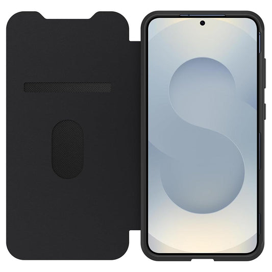 OtterBox React Folio Case (Suits Galaxy S25 Plus) - Black Crystal