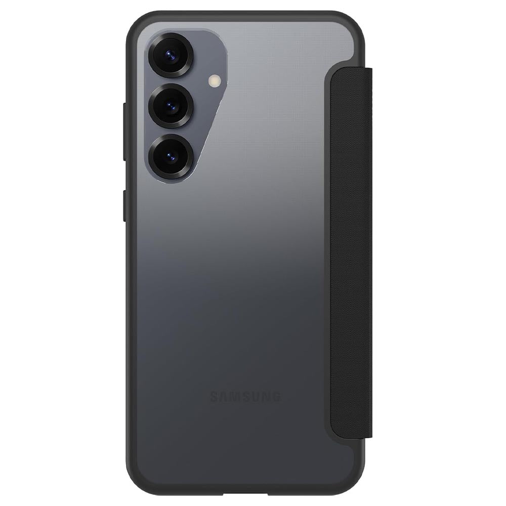 OtterBox React Folio Case (Suits Galaxy S25 Plus) - Black Crystal
