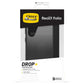 OtterBox React Folio Case (Suits Galaxy S25 Plus) - Black Crystal