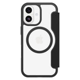 OtterBox React Folio MagSafe Case (Suits iPhone 17) - Black Crystal