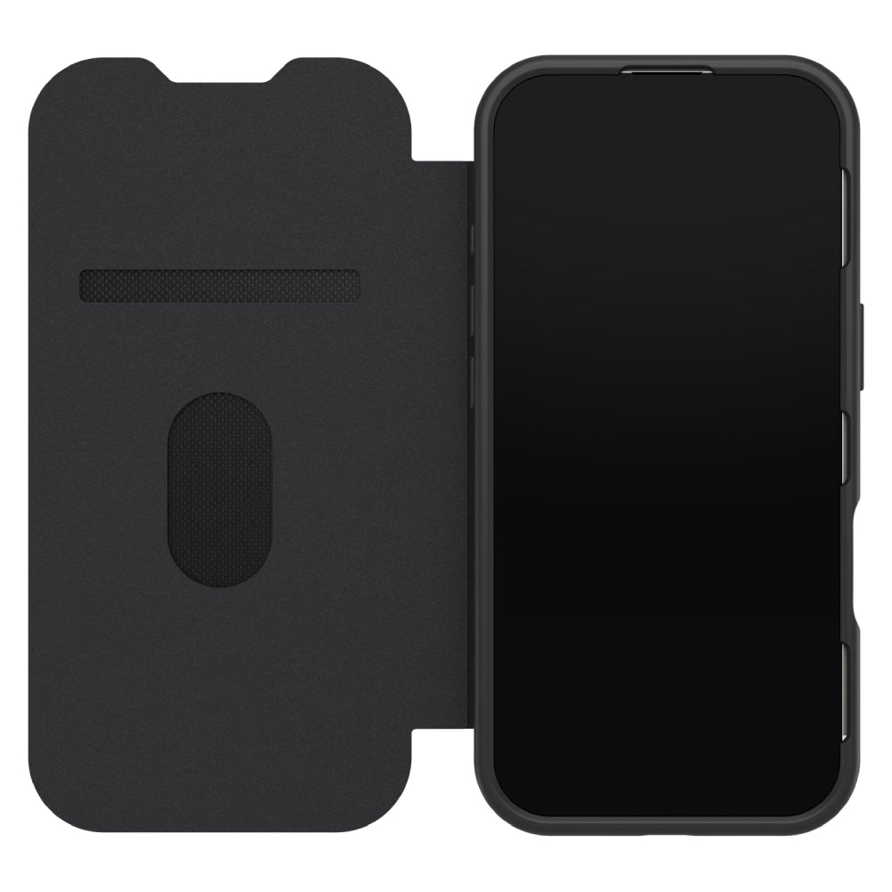 OtterBox React Folio MagSafe Case (Suits iPhone 17) - Black Crystal