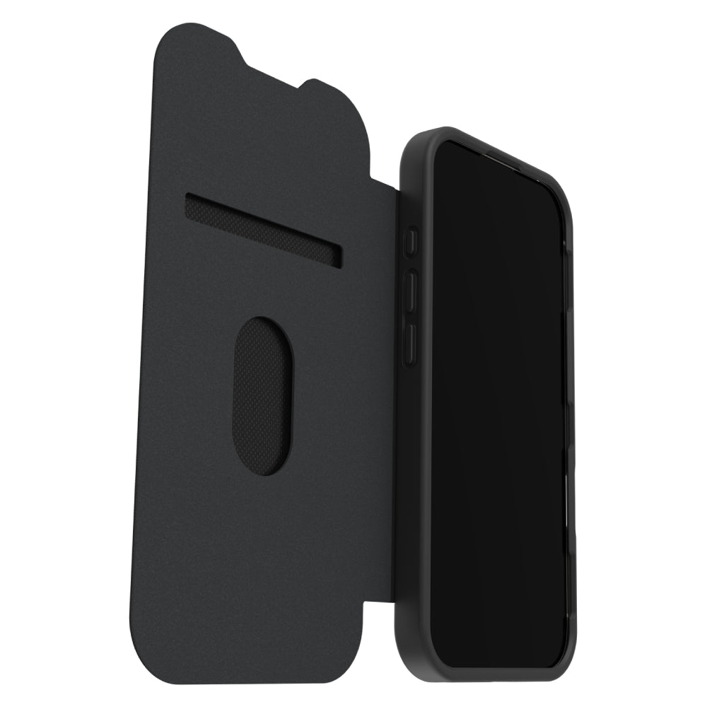 OtterBox React Folio MagSafe Case (Suits iPhone 17) - Black Crystal