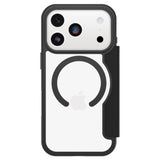 OtterBox React Folio MagSafe Case (Suits iPhone 17 Pro) - Black Crystal