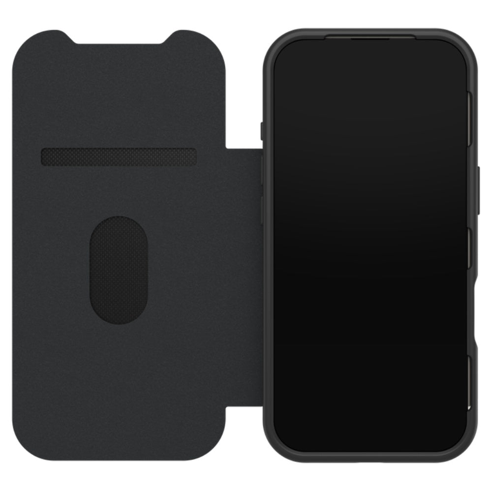 OtterBox React Folio MagSafe Case (Suits iPhone 17 Pro) - Black Crystal