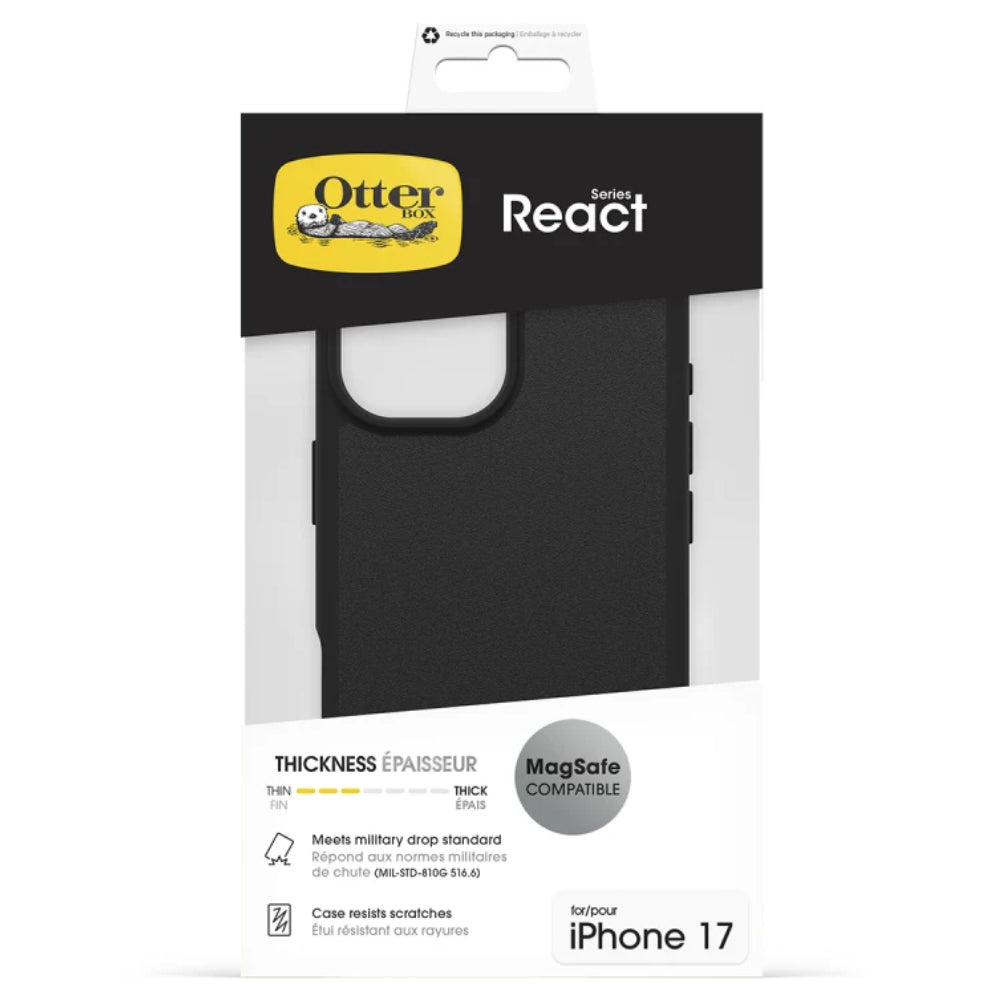 OtterBox React MagSafe Case (Suits iPhone 17) - Black